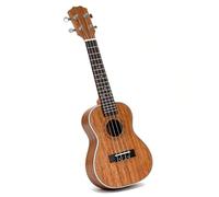 TISHITA Ukulélé Débutant Instrument d'Étude à Cordes avec Conception Palissandre et Détails Bordés pour Apprentissage Mélodies Adaptée aux Enfants Adultes Cours Récréation Maison