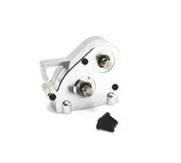 TISHITA Vehicle Gearbox Assembly Boîte de Vitesses Centrale RC Ensemble Transmission Complet Carter Aluminium Arrondi Engrenages Métalliques Vis d'Assemblage, Argent