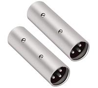 Tisino 3-Aiguilles XLR mâle vers mâle Adaptateur - 2 pièces