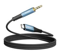 Tisino Câble Jack 3,5mm vers usb C(3m), Câble ausiliario per cuffie stereo Hi-Fi, compatibile con iPhone 15/15 Pro Max Plus/Galaxy S24, S23 Ultra/iPad Pixel 9