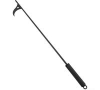 Tisonnier en fer noir de 101,6 cm pour cheminée, poêle à bois, feu d'extérieur pour long manche en fer forgé pince