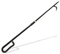 Tisonnier pour Foyer 34 Inc 0,9 kg en Acier Massif de diamètre 0,47 inc. Poker amélioré pour feu de Camp pour cheminée, Camping, Foyer, poêle à Bois, Utilisation extérieure et intérieure.