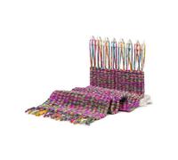 Tissage de fleurs séchées, métier à tisser, écharpe, machine à tricoter, apprendre à tisser des écharpes, fil de laine, outils de tissage po
