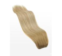 Tissage en cheveux naturels - 100g - 40cm - qualité du luxe professionnel - B15/516 balayage blond moyen doré naturel & blond champagne clair