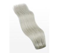 Tissage en cheveux naturels - 100g - 50cm - qualité du luxe professionnel - 61 gris clair