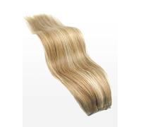 Tissage en cheveux naturels - 100g - 50cm - qualité du luxe professionnel - M14/1001 mélange blond foncé naturel cendré intense & blond platiné