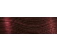 Tissage en cheveux naturels - 100g - 55-60cm - qualité du luxe professionnel - fortement bouclés - 35 rouge intense