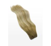 Tissage en cheveux naturels - 100g - 60cm - qualité du luxe professionnel - B14/1001 balayage blond foncé naturel cendré intense & blond platiné