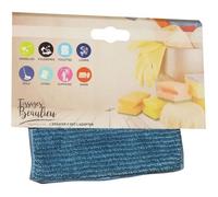 TISSAGES DE BEAULIEU - Eponge biface microfibre bicouleur 14x9 cm
