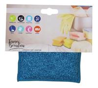TISSAGES DE BEAULIEU - Eponge biface microfibre et grattante 14x9 cm