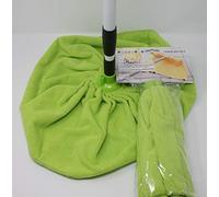 Serpillière/wassingue jupe microfibre filtage manche à vis