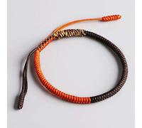 tissé, Bijoux à Corde tibétaine tissée à la Main, mé de Couleurs tissé à Trois Couleurs Correspondant à Un à nœud Diamant Unisexe, Accessoires de vêtements personnalisés Bijoux