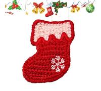 Tisser des pinces à cheveux - Épingle à cheveux de Noël au crochet décoratif | Accessoires de cheveux portables confortables pour les rencontres de la vie quotidienne, pinces à cheveux au crochet un