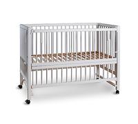 TiSsi Lit d'appoint XXL HAJO hêtre Blanc120x60 cm