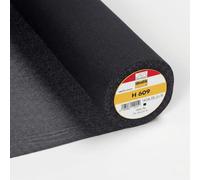 TISSIN | Vlieseline H609 - Entoilage Thermocollant Léger 100x75 Cm - Noir