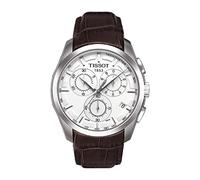 Tissot Couturier T0356171603100 Montre chronographe à Quartz en Acier Inoxydable pour Homme Marron, Marron, Mouvement à Quartz