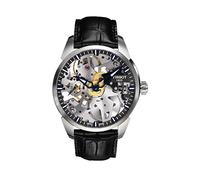 Tissot Hommes Analogique Mécanique du Vent à la Main Montre avec Bracelet en Cuir T0704051641100