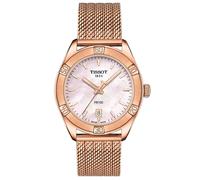 Tissot Femmes T1019103315100 Pr 100 36mm Rose Mop Cadran Acier Inoxydable Montre