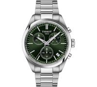 Montre homme - TISSOT - PR 100 - Chronographe - Acier inoxydable - Cadran vert