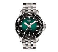 Tissot Seastar 1000 Automatic men's green steel watch T120.407.11.091.01