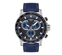 Tissot Supersport T125.617.17.051.03 Chrono Montre pour Homme Bleu, Bracelet