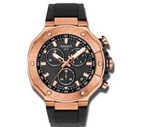 Tissot T-Race Chrono Montre pour Homme Noir T141.417.37.051.00, Sangle