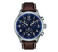 Tissot T116.617.16.042.00 Montre chronographe pour Homme Bleu Vintage XL, Marron, Sangle