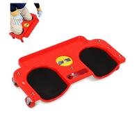 Tissting 1 Pièce de Genouillère Roulante avec 5 Roulettes Pivotantes, Genouillère Roulante, Protection de Genouillères Coulissantes, Plateau à Outils Intégré, Capacité de 250 Lb