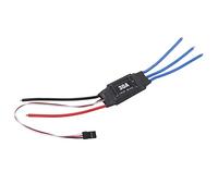 Tissting 20A/30A/40A/50A/60A Moteur sans Balais RC ESC Contrôleur de Vitesse électrique 2-6S, UBEC 2A/3A 5V, Puissance de Sortie 1:1, pour Hélice sous-Marine de Bateau RC (30A)