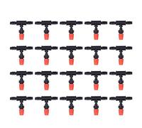 Tissting 20pcs Buses D'Irrigation Goutte à Goutte Têtes de Brumisateur D'Irrigation Goutte à Goutte, Atomiseur de Tête D'arrosage de Jardin Réglable pour Système D'arrosage de Jardin
