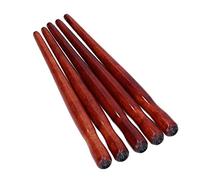 Tissting 5 Pièces Porte-Plume de Stylo à Immersion 150mm Bois Santal Qualité Supérieure Tenue Confortable Porte-Plume Stylo Calligraphie Comique pour L'écriture, la Peinture, la Signature(Acajou)