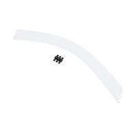 Tissting 6 tuyaux en silicone pour machine à café avec connecteurs, tubes à lait de remplacement de 38 cm de long pour Jura Impressa E60 E80 E85 F50 S8 S80 X8, A5 A7 A9, C50 C60, e