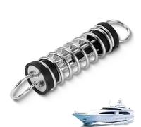 Tissting 6x300mm Ressort D'amarrage en Acier Inoxydable Amortisseur Ressort Bateau Ancre Quai Ancre Matériel Accessoires pour Kayak Gonflable Yacht