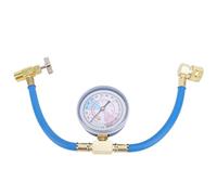 Tissting AC Refrigerant Recharge Hose Kit With Gauge 1/2In/1.27Cm Dispensing Valve For Car AC - R134A Quick Coupler Complete Recharging Kit For Air Conditioning Maintenance And Rep