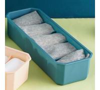 Tissting Boîte de Rangement pour Sous-Vêtements, Organisateur de Tiroir, Empilable Multifonctionnel en Plastique Chaussette sous-vêtements Soutien-Gorge Culotte Bijoux Cravate