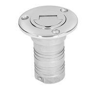 Tissting Bouchon d'Injection Eau 38mm Inox 316 avec Clapet Sans Clé , Ravitaillement Marin Bateau Yacht Camion Carburant ou Eau Cuve, Accastillage Nautique Fiable