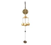 Tissting Carillons éoliens, Cloches De Carillon éolien en Métal Vintage, Ornement Chinois Feng Shui Porte-Bonheur à Suspendre pour Porte-Bonheur(Le trésor de la Maison)