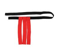 Tissting Ceinture Football 2 Pièces avec Drapeaux Réglable pour Entraînement - Ceinture de Sport Polyester pour Enfants et Adultes Compétition Jeux de Plage Activités Extérieures (Rouge)