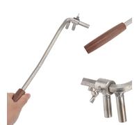 Tissting Cintreuse de Branches Bonsaï, Outil de Pliage en Acier Inoxydable avec Manche en Noyer pour Sculpture Précise M10 10mm pour Jardinage Artistique et Ajustement des Branches