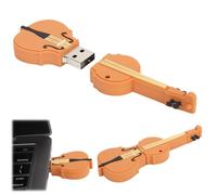 Tissting Clé USB en Forme de Violon, Mini Clé USB Flash Drive Pendrive Mémoire Externe Stockage de Données, 128GB, Plastique, Accessoires pour Ordinateur Portable et Bureau