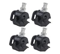 Tissting Connecteur de perçage d'isolation, 1kV sans peluling Piercing Clamp Haut-tension Câble basse tension pour connexion principale ligne branche (JJC-4)