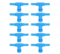 Tissting Connecteur en T 10pcs pour Aquarium Régulateur Débit Air - Valve Volume Air Pompe pour Tuyau 4mm/0.2in Contrôle Oxygène Réservoir Poissons Installation Facile