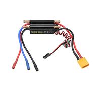 Tissting Contrôleur de Vitesse Électrique Brushless 30A Étanche 2-4S, Circuit Innovant Refroidissement Double Canal Bec Intégré pour Modèles de Bateaux RC 450mm