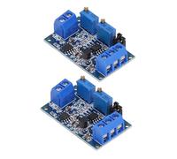 Tissting Convertisseur Courant Tension 2 pièces 4-20mA 0-20mA - Module de Conversion de Signal pour microcontrôleur, Alimentation Large Plage, réglable, Haute précision industriell