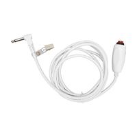 Tissting Cordón de llamada de enfermería universal con clip, interfaz de 6,35 mm reemplazo profesional, longitud del cable de con mango impermeable para estaciones de enfermerí