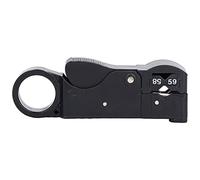 Tissting Dénudeur Câble Coaxial MT-2019A Noir Pour RG58/RG59/RG62 - Outil Dénudage Précision Avec Lame Ajustable Et Design Ergonomique Pour Professionnels