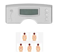 Tissting Détecteur Numérique Professionnel de Scoliose, 0-30 Degrés LCD | Compteur de Scoliose électronique Jauge de Colonne Vertébrale Humaine avec Tournevis pour Soins à Domicile et Cliniques