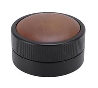 Tissting Distributeur de café en bois en acier inoxydable, outil de nivellement de café adaptatif par gravité pour café et usage domestique, 3,15 x 2,36 pouces (80 x 60 mm), (58MM)