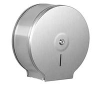 Tissting Distributeur de Papier Toilette Jumbo Professionnel avec Étagère, pour Rouleau de 9 Pouces, Mandrin 2,5", Argent Distributeur Mural en Acier Inoxydable pour Toilettes Publiques