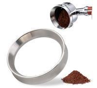 Tissting Entonnoir de Dosage pour Expresso, Anneau de Dosage de Café en Acier Inoxydable, 57.5mm Entonnoir de Dosage Magnétique pour Porte-filtre